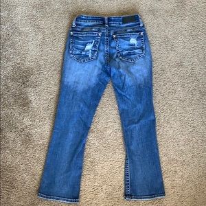 Daytrip Buckle lynx medium wash crop jeans